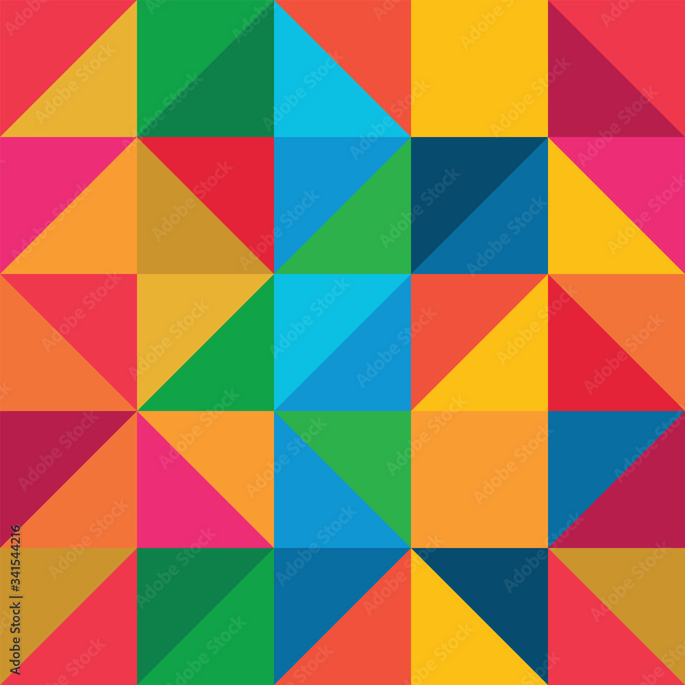 Sustainable. Color Abstract Pattern