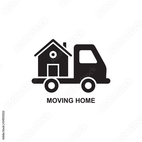 MOVING HOME ICON , 