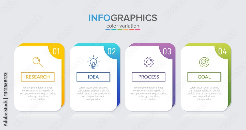 Infographic design with icons and 4 options or steps. Thin line vector. Infographics business concept. Can be used for info graphics, flow charts, presentations, web sites, banners, printed materials. Infographic design with icons and 4 options or steps. Thin line vector. Infographics business concept. Can be used for info graphics, flow charts, presentations, web sites, banners, printed materials.