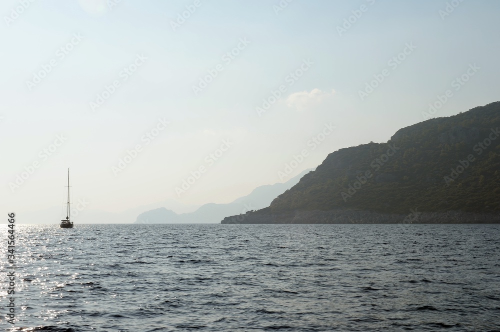Aegean Sea near the city of Marmaris. Turkey Aegean Sea near the city of Marmaris. Turkey