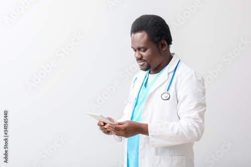 Male African-American docto...