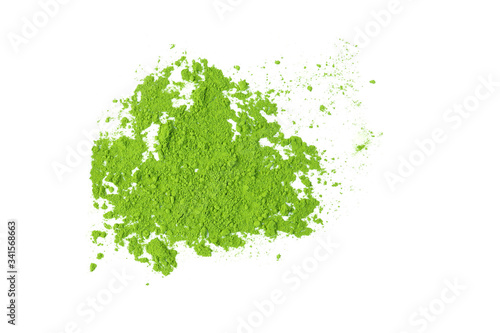 texture of japanese green tea powder