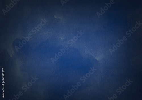 Universal blue pattern with vignette. Watercolour background for all designer tasks. photo