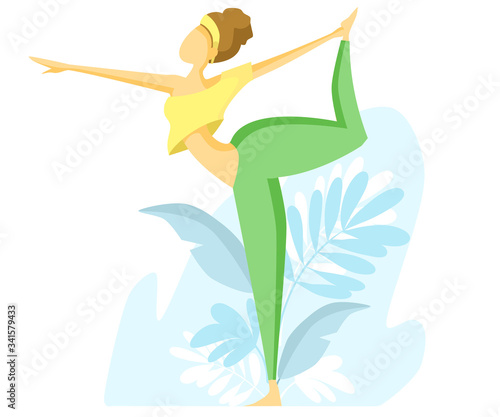 ballet dancer vector illustration