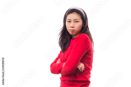 Fotografie assia girl Crossed arms