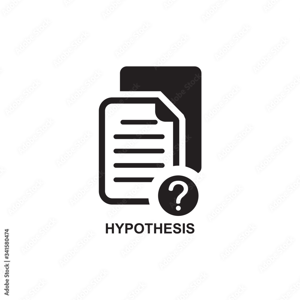 HYPOTHESIS ICON , ANALYSIS ICON HYPOTHESIS ICON , ANALYSIS ICON