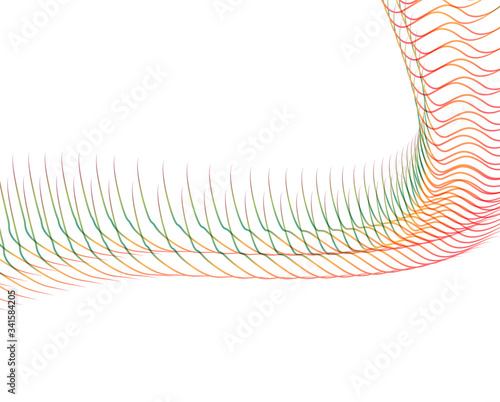 Abstract background blend wave line design for Wallpaper, Banner, Background, Card, Book Illustration, landing page