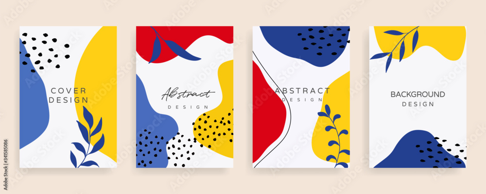 Creative cover design. Social media banner template. Editable mockup for stories, post, blog, sale and  promotion. Abstract modern coloured shapes, line arts background design for web and mobile app.