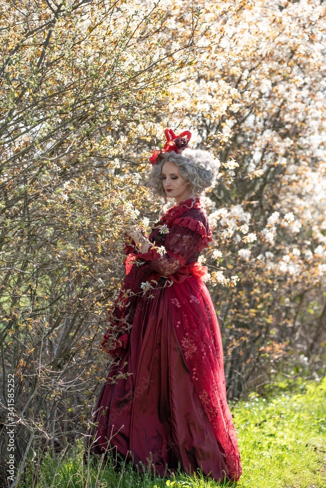 Barock Königin im Frühling Barock Königin im Frühling