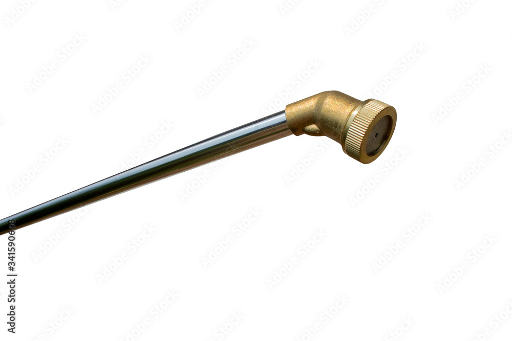 Sprayer handle isolated on a white background. Sprayer handle isolated on a white background.