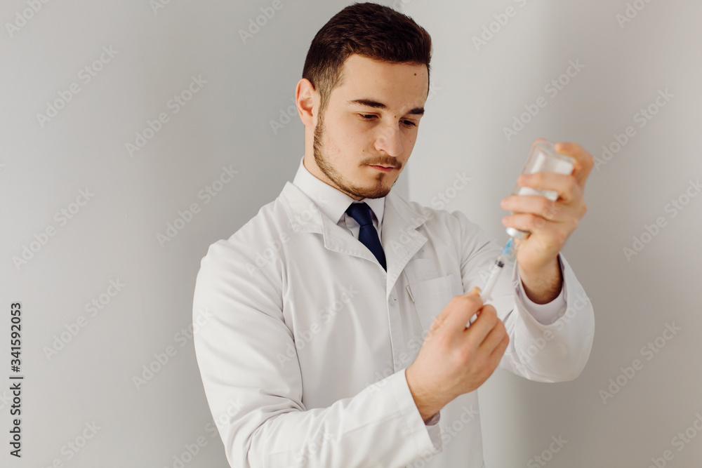 Doctor examines the patient . Medicine and health care concept. Doctor examines the patient . Medicine and health care concept.