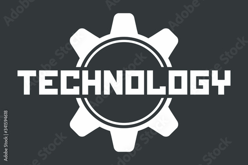 Futuristic technology element. Technological symbol. Tech logo.