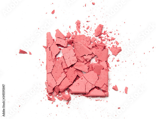 Pink make-up powders
