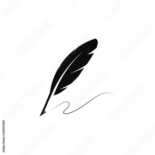quill pen logo photo