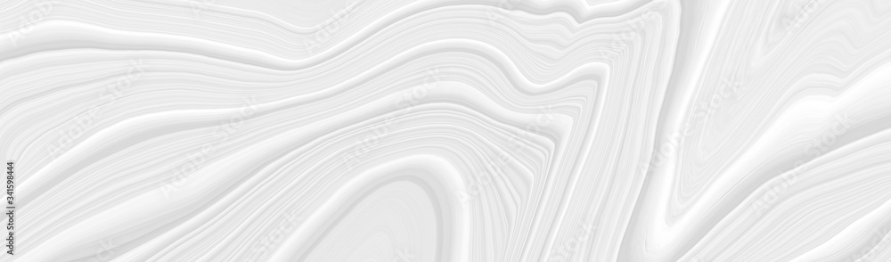 Obraz White background with smooth lines with an abstract pattern, web design for a screensaver in a modern style. Gray texture with waves and bends.