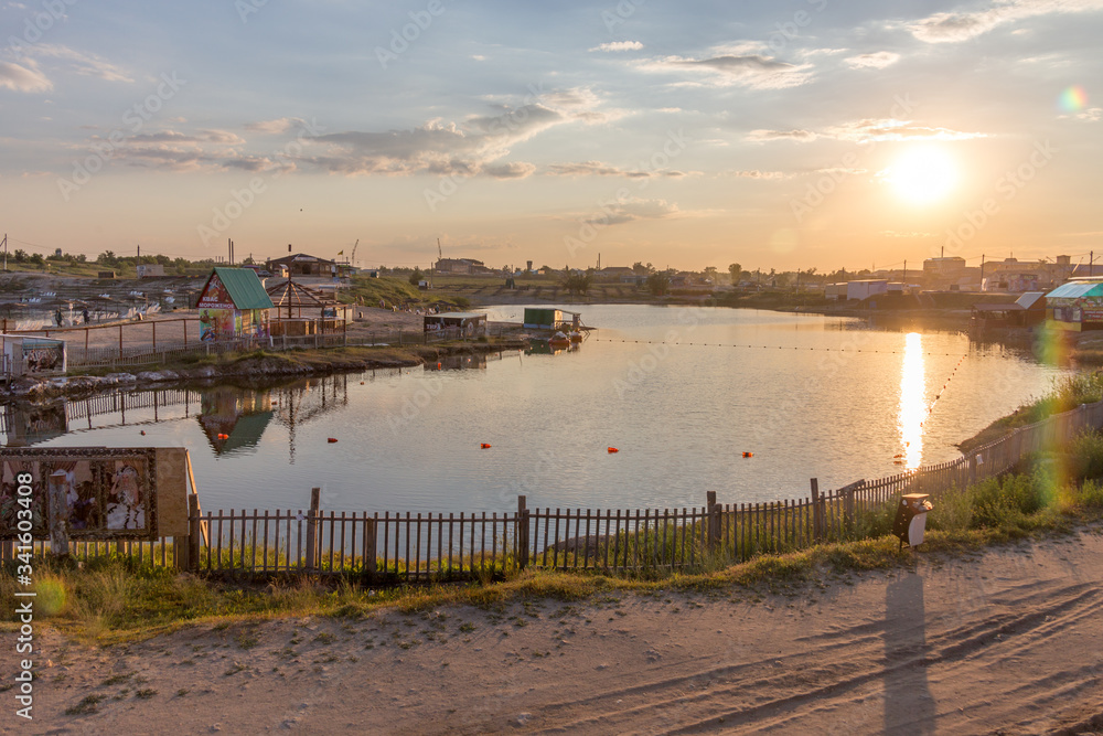 Fototapeta premium Sol-Iletsk resort, Orenburg oblast, Russia