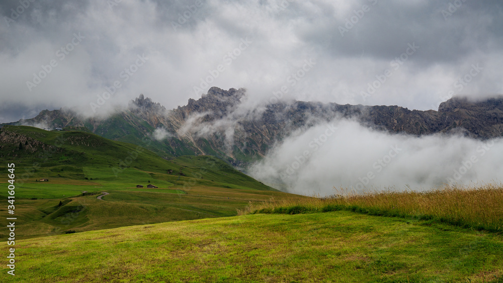 temporale in arrivo all'Alpe di Siusi