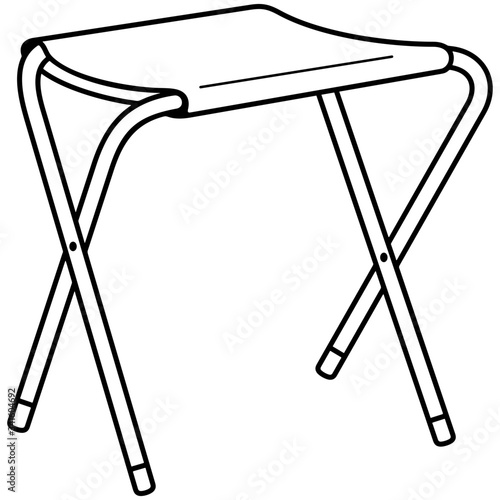 Portable camping stool