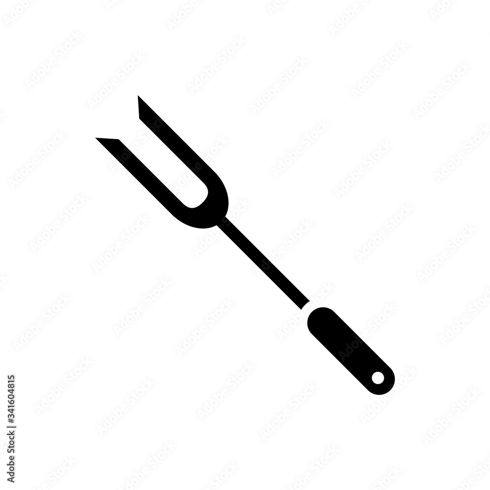 barbecue fork icon vector template barbecue fork icon vector template