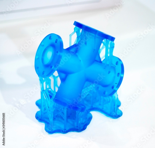 Objects photopolymer printed on a 3d printer.