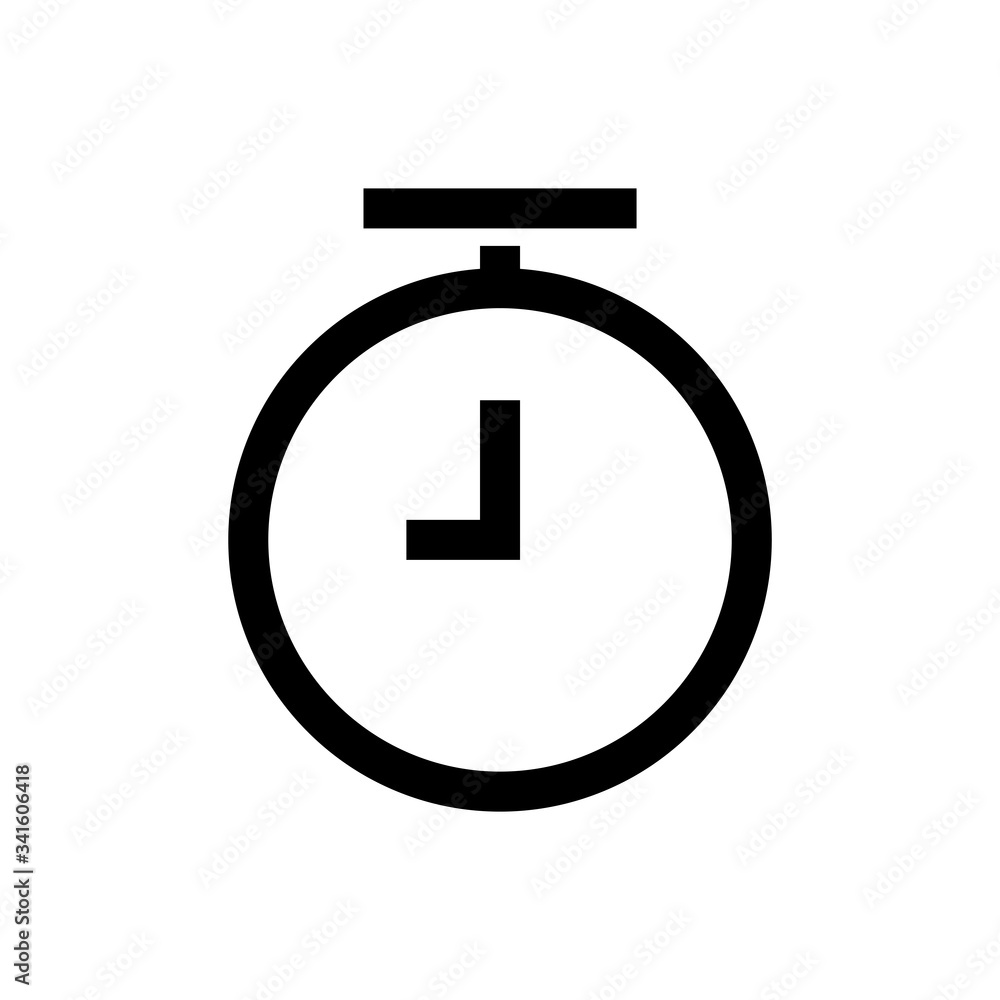 clock symbol. design vector illustration clock symbol. design vector illustration