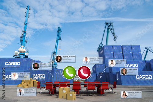 Commercial docks video conf...