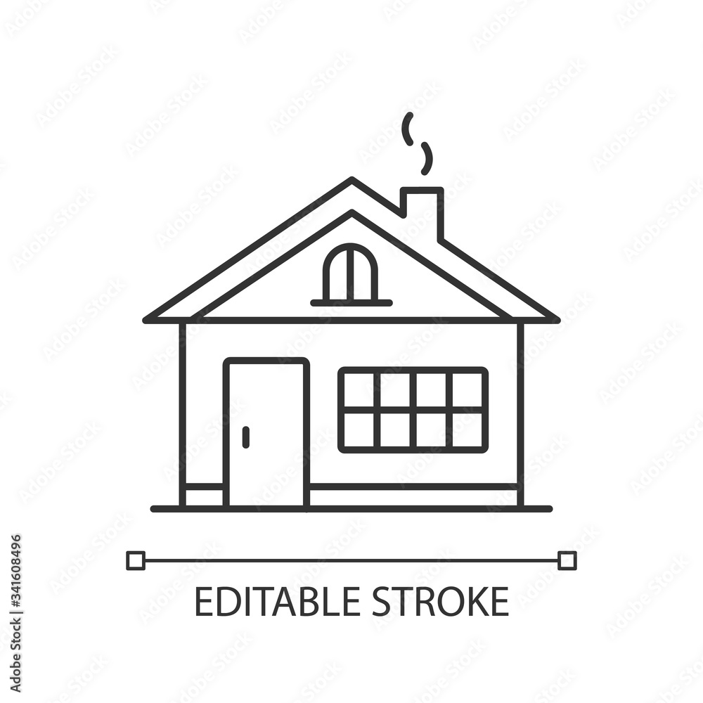 House pixel perfect linear icon