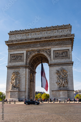 Arc de Triomphe in Paris, France