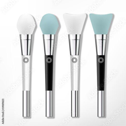 Vector Cosmetics and Skin Care Silicon Brush or Spatula Set