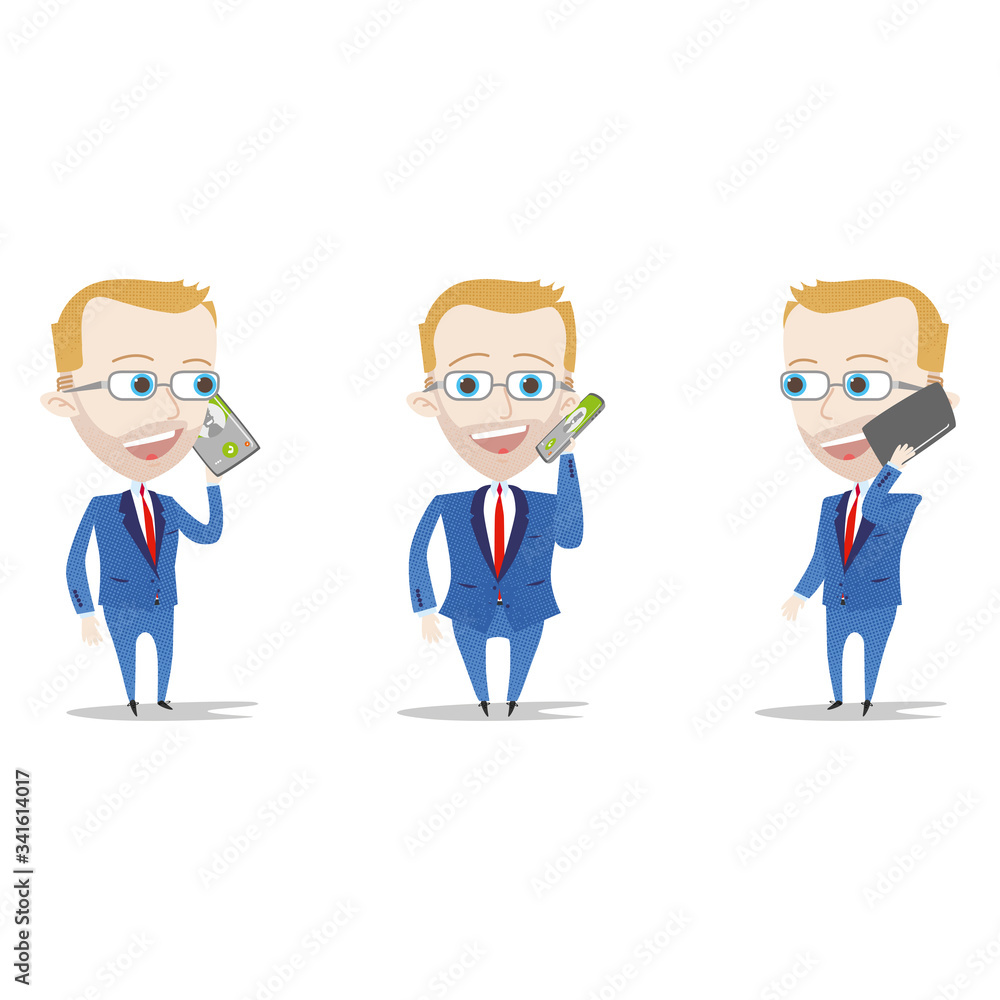 Businessman with a smartphone