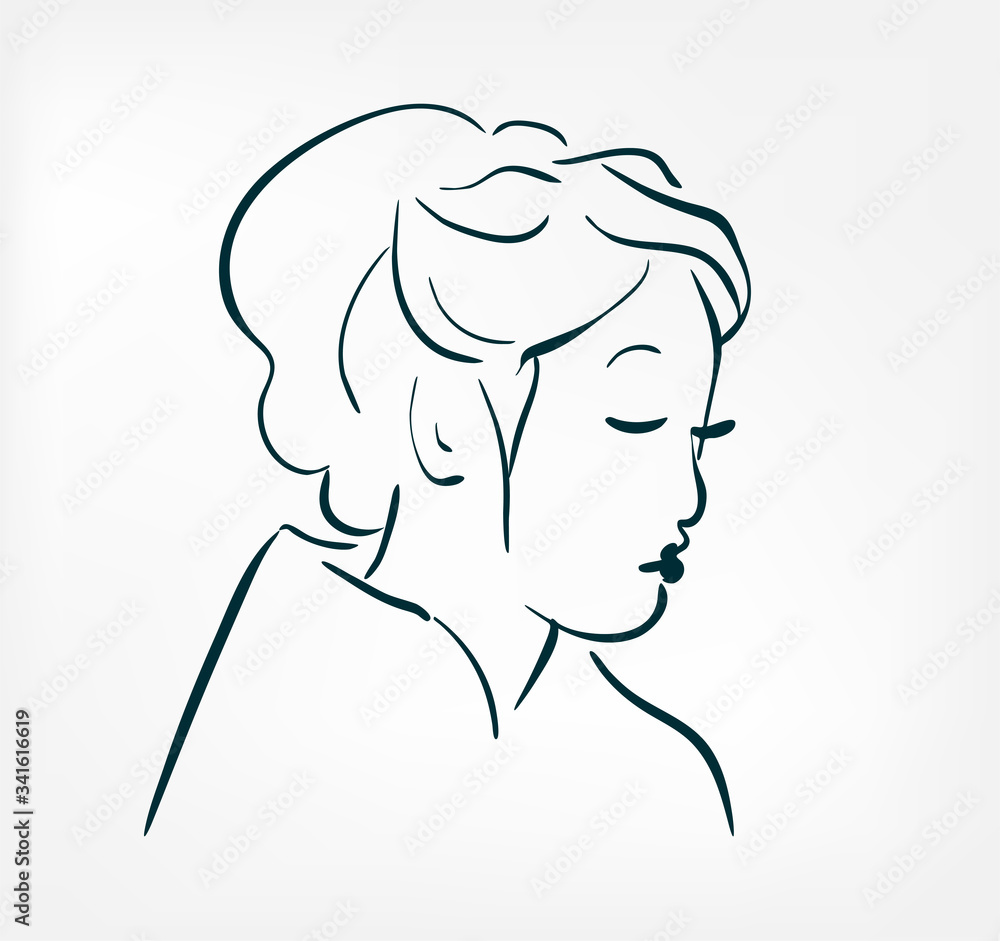 japanese girl traditional dress kimono sketch line vector illustration japanese girl traditional dress kimono sketch line vector illustration