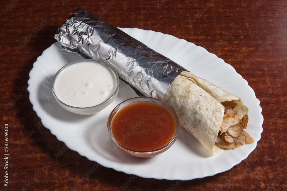 Doner kebab or durum Stock Photo Adobe Stock