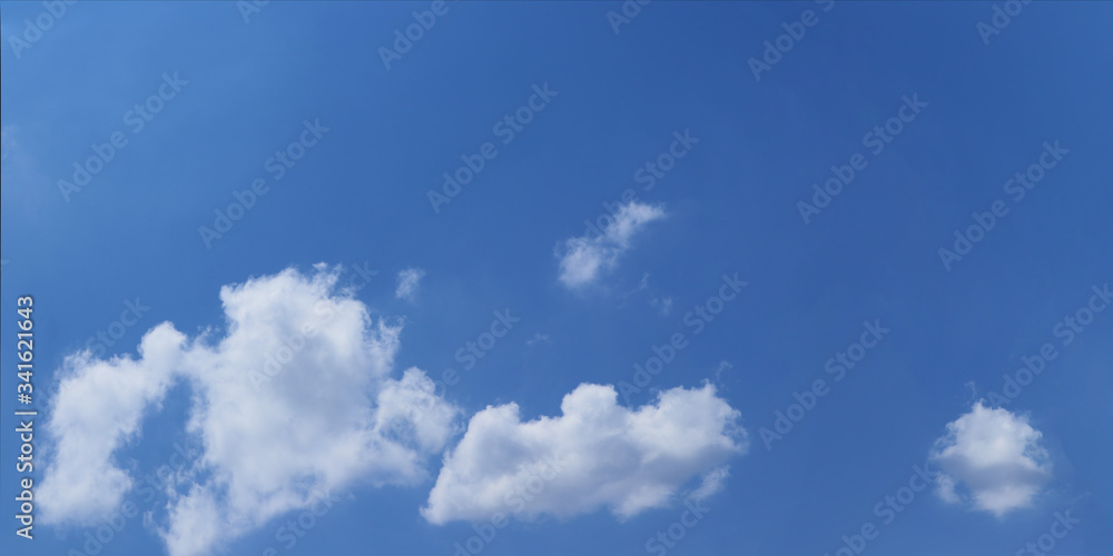 Blue sky with cloud fluffy for background Blue sky with cloud fluffy for background