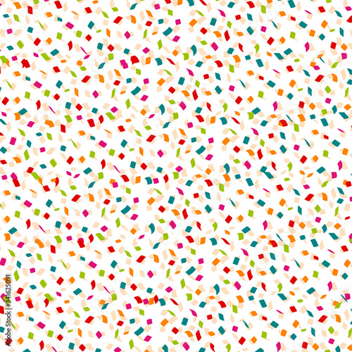 Bright colorful confetti background. Eps 10 Vector.