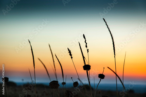 Panorama al tramonto ad Otr...