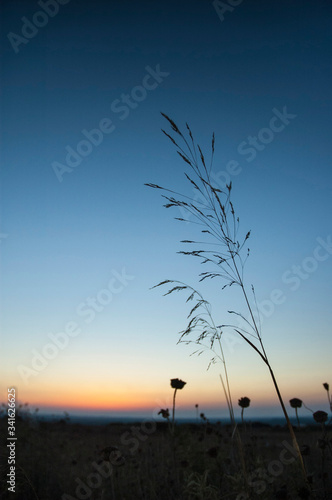 Panorama al tramonto ad Otr...
