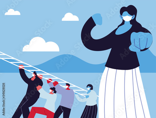 people try to stop the outbreak coronavirus