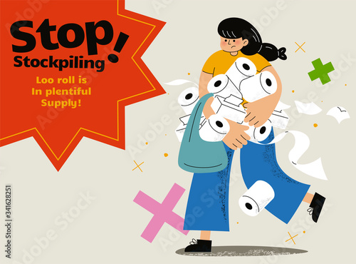 Stop stockpiling toilet paper