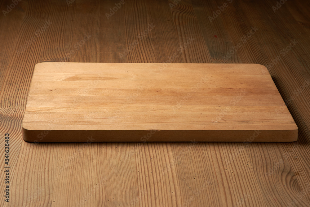 wood cutting board on table wood cutting board on table