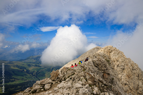 cima del monte Sassopiatto, Dolomiti