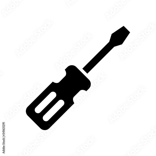 screwdriver icon vector symbol template