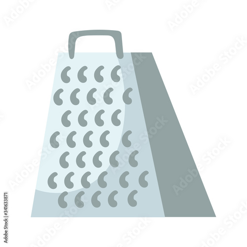 kitchen grater utensil hand draw style