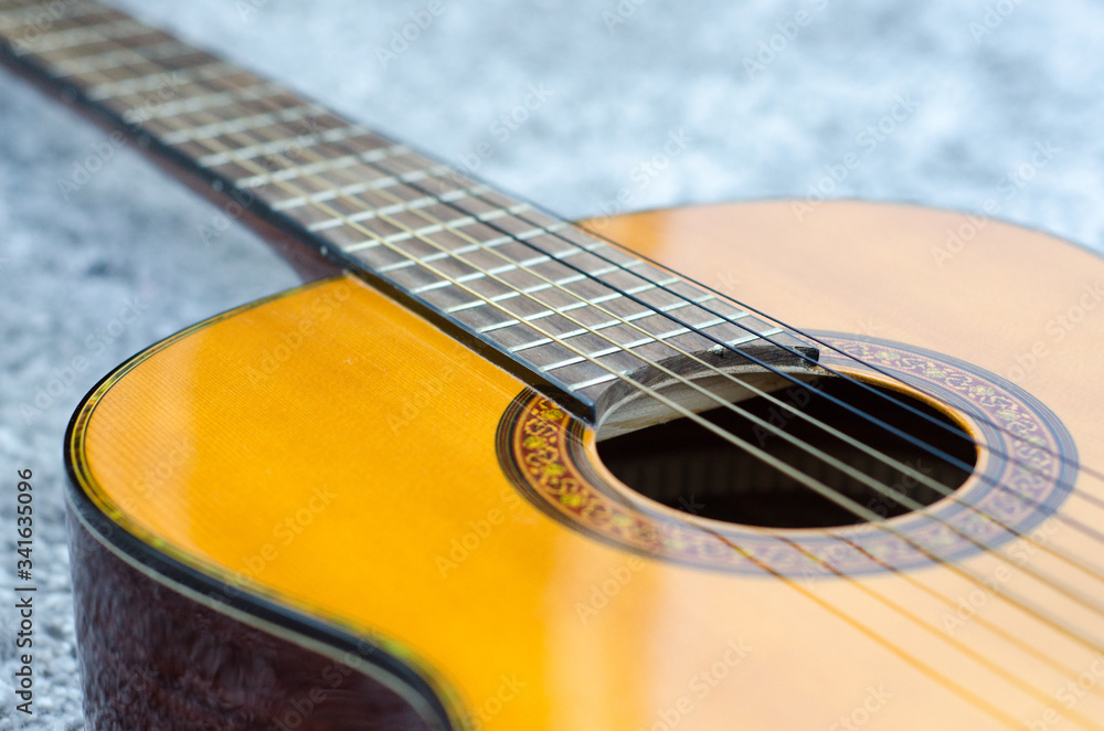 Obraz premium close up of a guitar