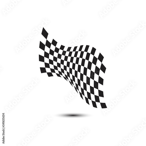 Race Flag illustration Design Vector