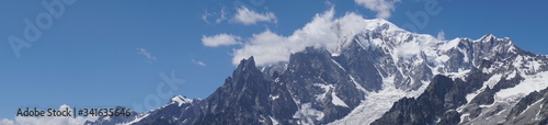 Panoramic of Mont Blanc