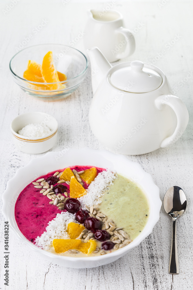 Image with smoothie Bowl. Image with smoothie Bowl.