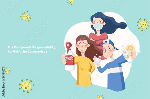 COVID-19 prevention team