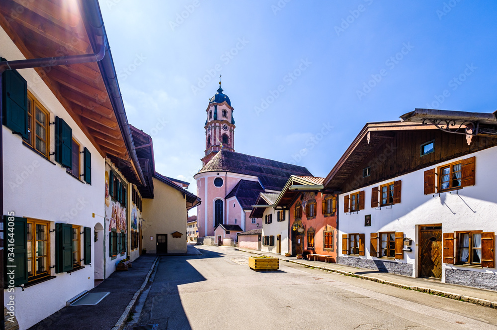 old town of Mittenwald in Bavaria