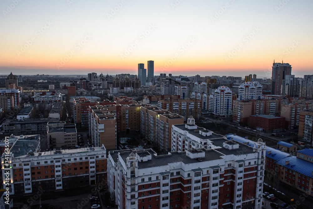 Astana Kazakhstan  sunset