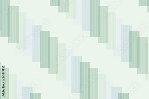 Vertical stripe abstract background vector illustration. Slim stripe in light green tone colors on pale green black ground. Copy space.